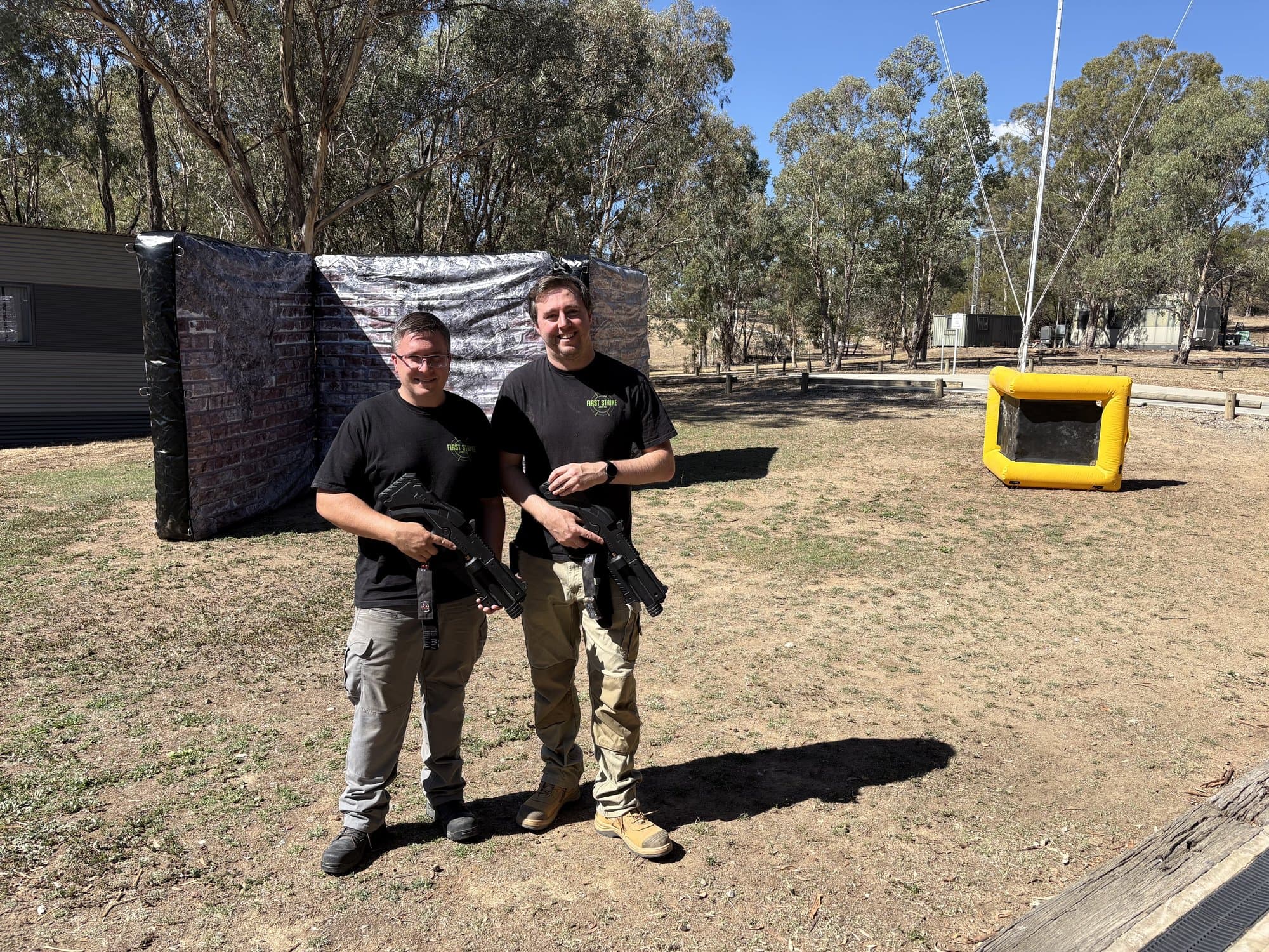 Players with guns at Cottermouth