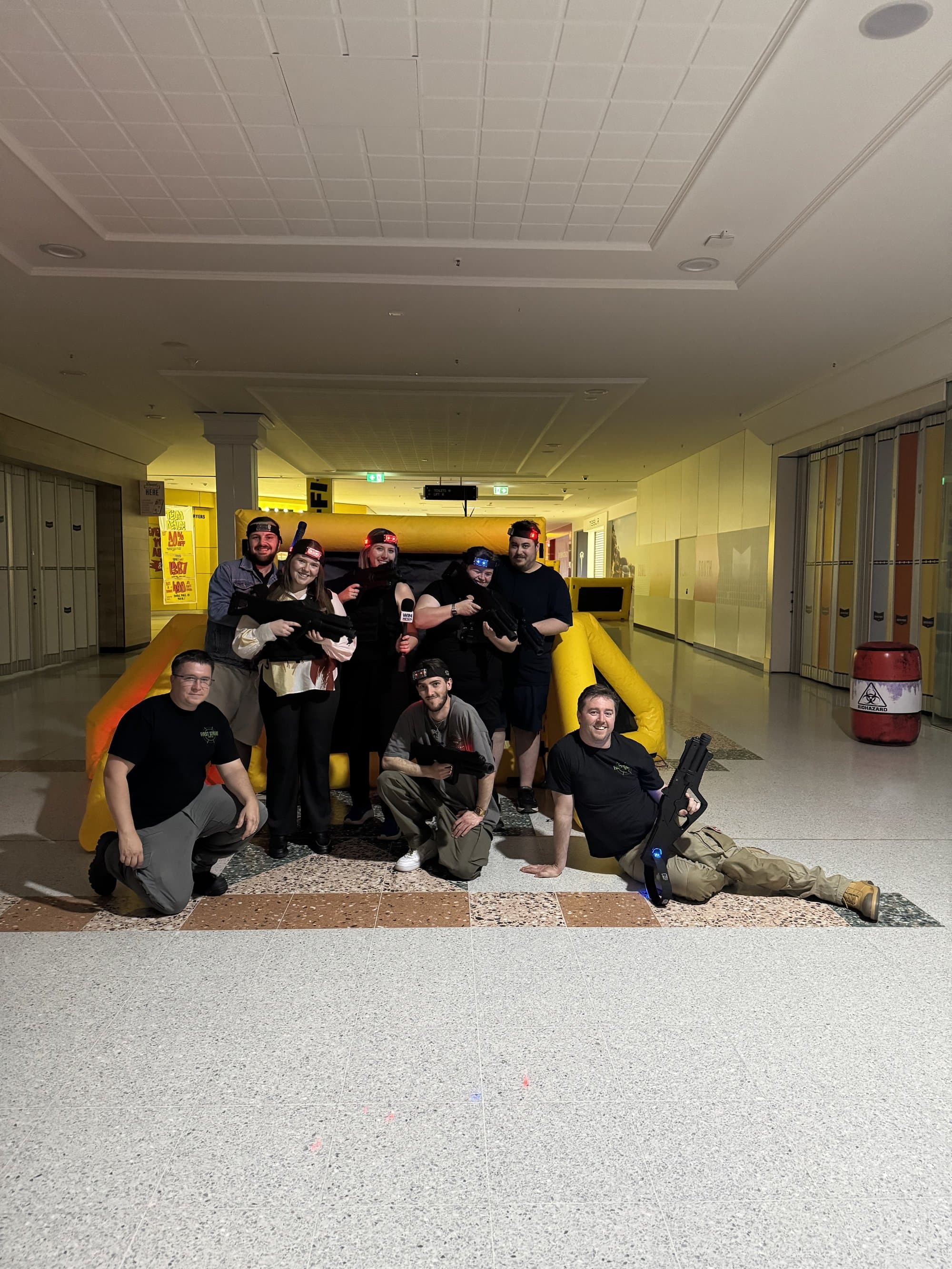 Group at an indoor FSLT mobile event