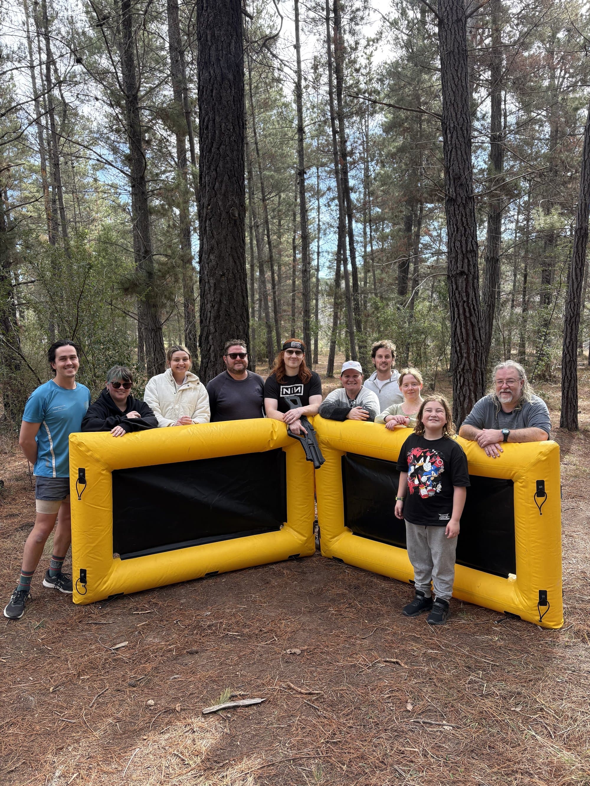 Group gathering at Fadden Pines