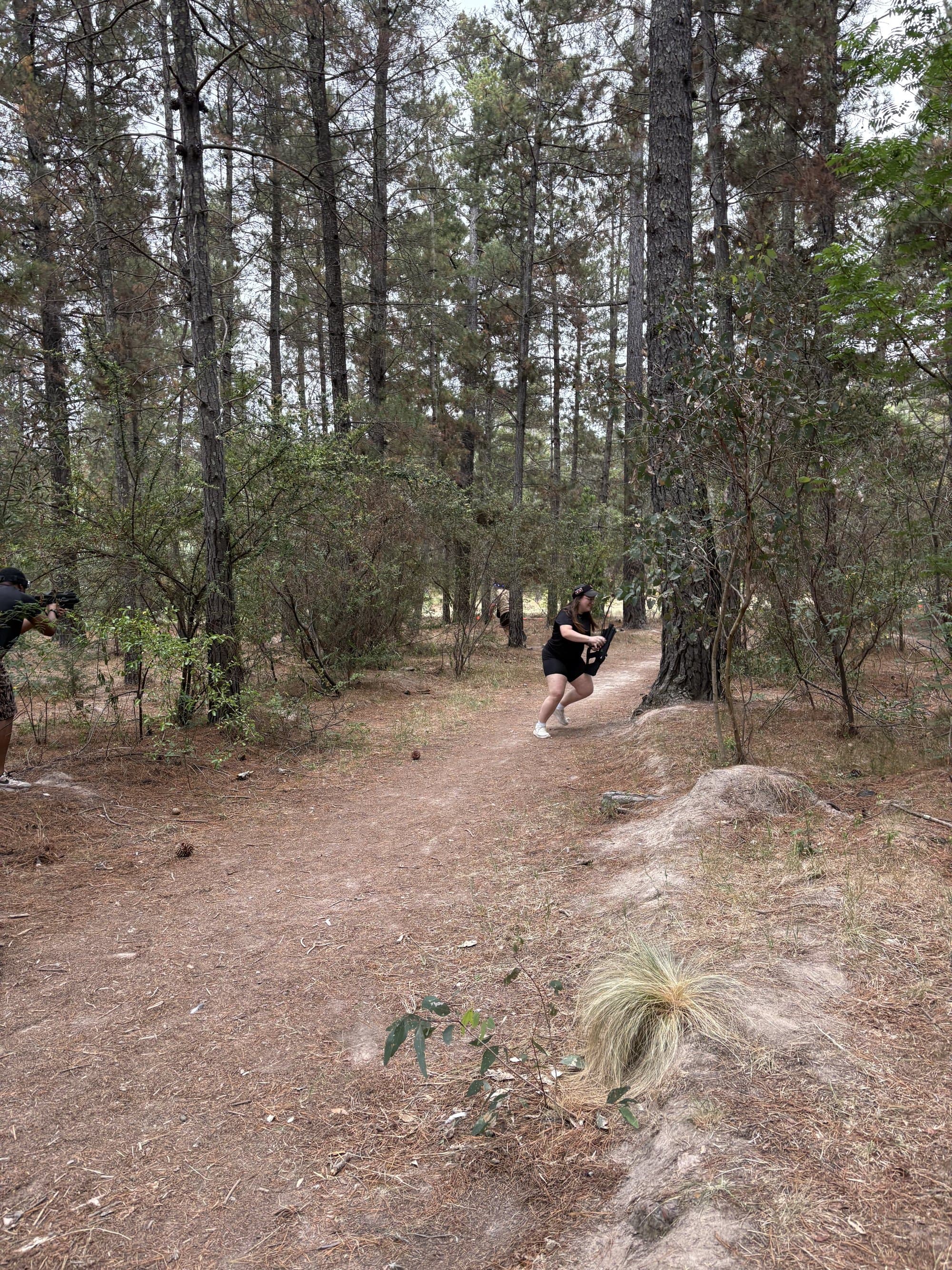 Action shot from Fadden Pines
