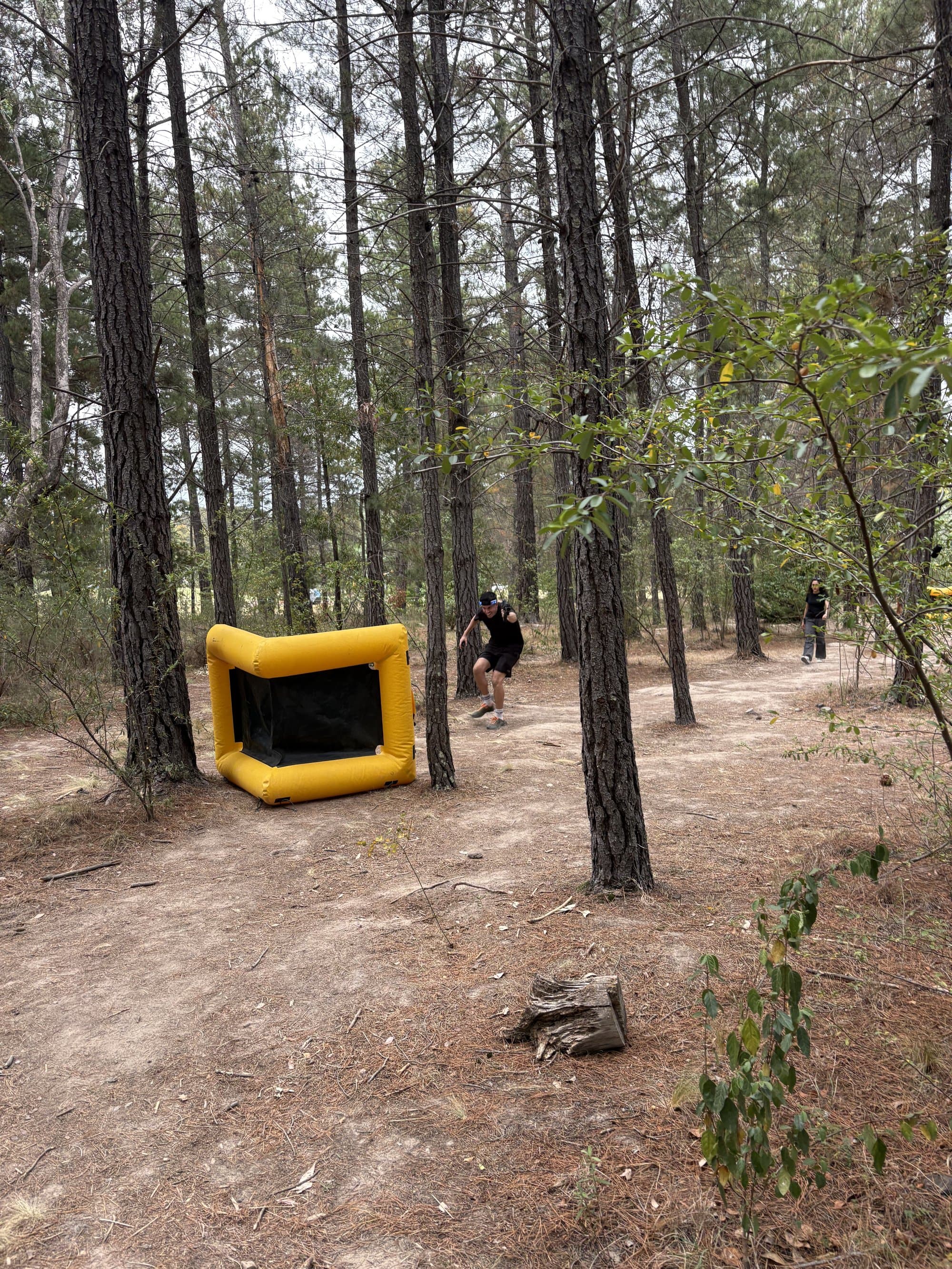 Players moving through Fadden Pines