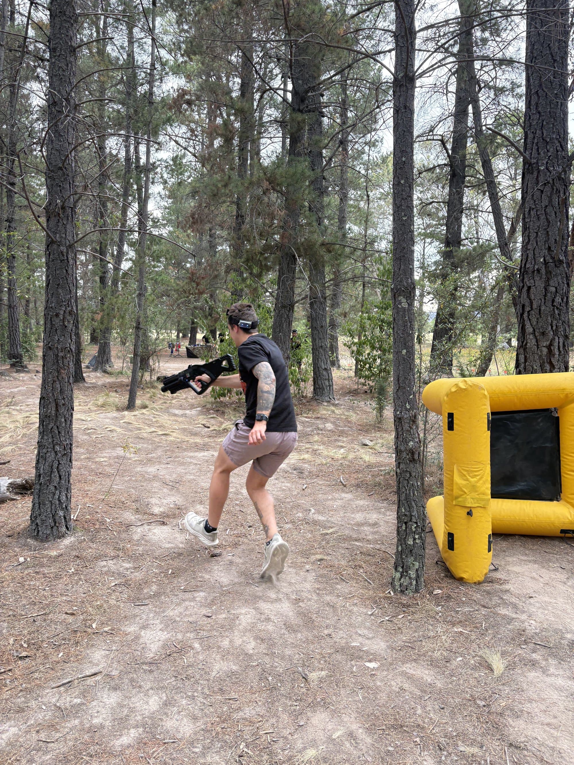 Player at Fadden Pines field session
