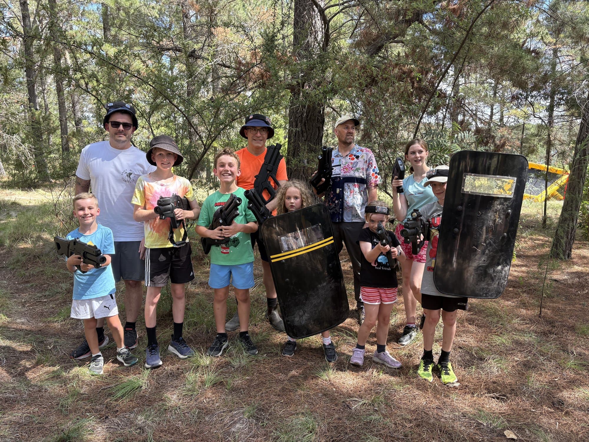 Young players at a Fadden Pines session
